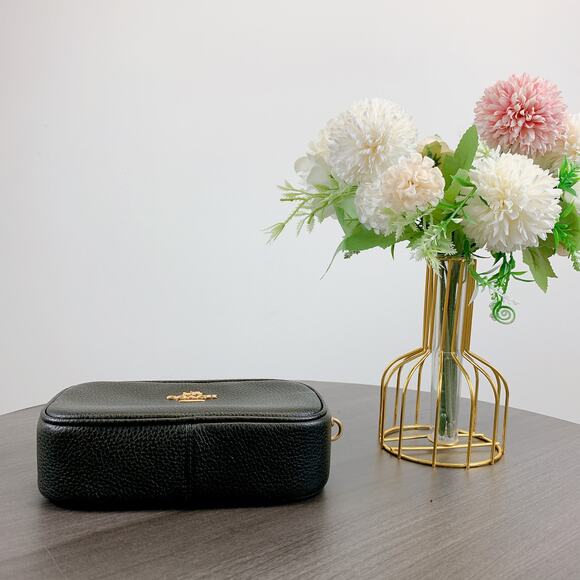 (E)Coach C9932 Jamie Wristlet In Gold/Black - Picture 5 of 7